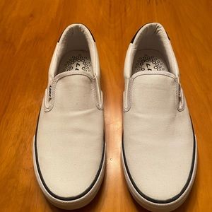 Slip on white shoes